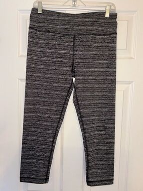 Mid rise crops leggings 90 degrees reflex heather black L